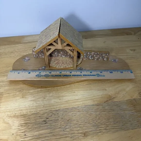 NIB Hallmark Mini Merry Miniatures Nativity Stable - Picture 8 of 12